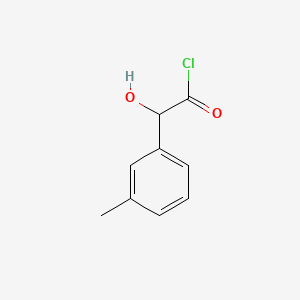 molecular formula C9H9ClO2 B584108 Hydroxy(3-methylphenyl)acetyl chloride CAS No. 144916-98-3