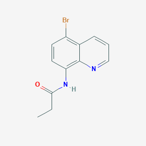 N-(5-bromoquinolin-8-yl)propanamide