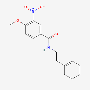 N-[2-(1-cyclohexen-1-yl)ethyl]-4-methoxy-3-nitrobenzamide