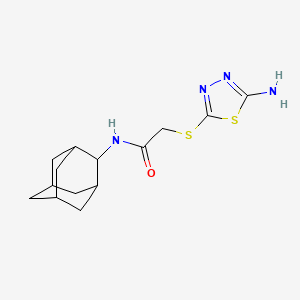 molecular formula C14H20N4OS2 B5841144 N-2-adamantyl-2-[(5-amino-1,3,4-thiadiazol-2-yl)thio]acetamide 