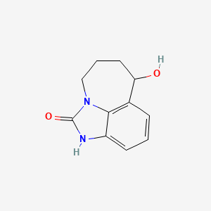 molecular formula C11H12N2O2 B584115 9-Hydroxy-1,3-diazatricyclo[6.4.1.04,13]trideca-4,6,8(13)-trien-2-one CAS No. 1797124-71-0
