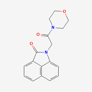 molecular formula C17H16N2O3 B5841177 1-[2-(4-morpholinyl)-2-oxoethyl]benzo[cd]indol-2(1H)-one 