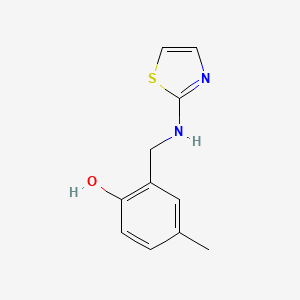 4-methyl-2-[(1,3-thiazol-2-ylamino)methyl]phenol