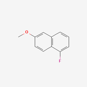 molecular formula C11H9FO B584124 1-Fluoro-6-methoxynaphthalene CAS No. 853192-64-0