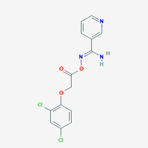 (Z)-[AMINO(PYRIDIN-3-YL)METHYLIDENE]AMINO 2-(2,4-DICHLOROPHENOXY)ACETATE