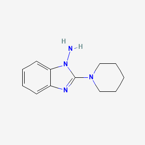 2-(1-piperidinyl)-1H-benzimidazol-1-amine