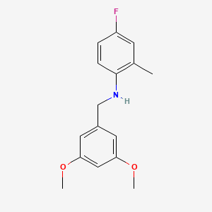 (3,5-dimethoxybenzyl)(4-fluoro-2-methylphenyl)amine