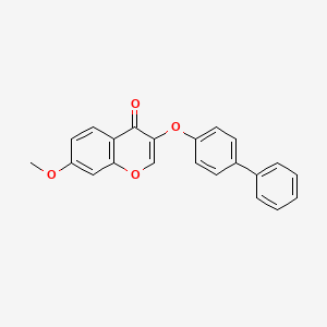 3-(4-biphenylyloxy)-7-methoxy-4H-chromen-4-one