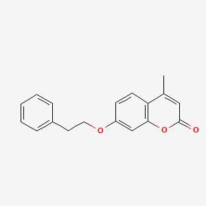 4-methyl-7-(2-phenylethoxy)-2H-chromen-2-one