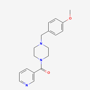 1-(4-methoxybenzyl)-4-(3-pyridinylcarbonyl)piperazine