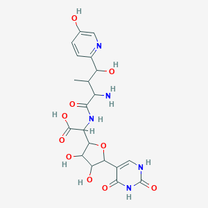 molecular formula C20H25N5O10 B058413 Nikkomycin pseudo-Z CAS No. 120796-21-6