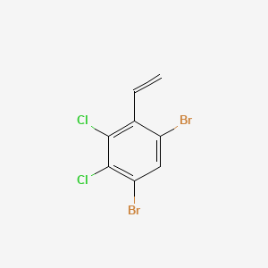 molecular formula C8H4Br2Cl2 B584130 4,6-Dibromo-2,3-dichlorostyrol CAS No. 1797117-05-5
