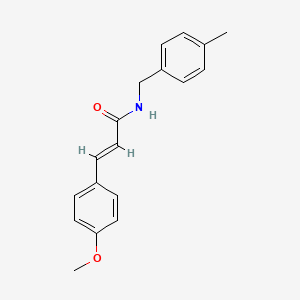 3-(4-methoxyphenyl)-N-(4-methylbenzyl)acrylamide