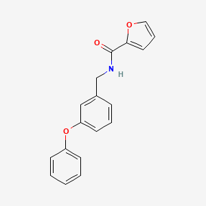 N-[(3-phenoxyphenyl)methyl]furan-2-carboxamide