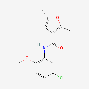 N-(5-chloro-2-methoxyphenyl)-2,5-dimethyl-3-furamide