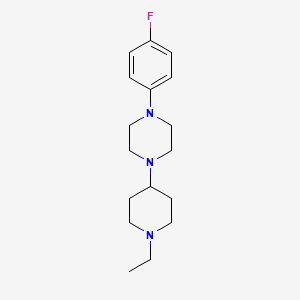 1-(1-ethyl-4-piperidinyl)-4-(4-fluorophenyl)piperazine