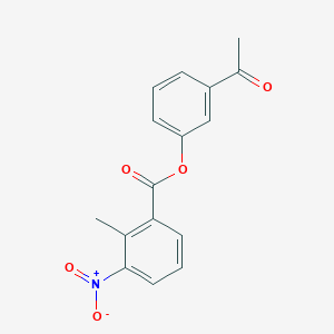 3-acetylphenyl 2-methyl-3-nitrobenzoate