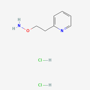 molecular formula C7H12Cl2N2O B584145 O-(2-Pyridin-2-YL-ethyl)-hydroxylamine dihydrochloride CAS No. 153502-26-2