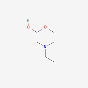 molecular formula C6H13NO2 B584146 4-Ethylmorpholin-2-ol CAS No. 141477-97-6
