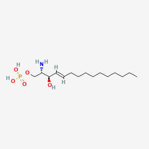 molecular formula C15H32NO5P B584149 [(E,2S,3R)-2-amino-3-hydroxypentadec-4-enyl] dihydrogen phosphate CAS No. 900499-41-4
