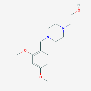 molecular formula C15H24N2O3 B5841596 2-[4-(2,4-dimethoxybenzyl)-1-piperazinyl]ethanol 