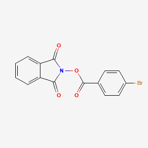 molecular formula C15H8BrNO4 B5841604 2-[(4-bromobenzoyl)oxy]-1H-isoindole-1,3(2H)-dione 