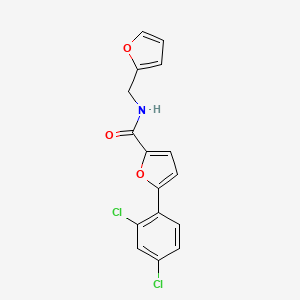 5-(2,4-dichlorophenyl)-N-(2-furylmethyl)-2-furamide