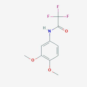 molecular formula C10H10F3NO3 B5841806 N-(3,4-二甲氧基苯基)-2,2,2-三氟乙酰胺 