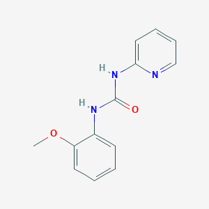 molecular formula C13H13N3O2 B5841817 N-(2-methoxyphenyl)-N'-2-pyridinylurea 