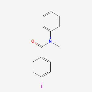molecular formula C14H12INO B5841826 4-iodo-N-methyl-N-phenylbenzamide 