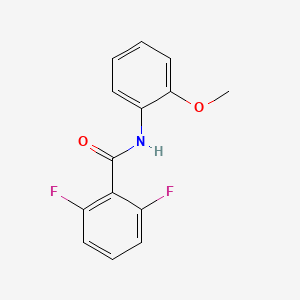 molecular formula C14H11F2NO2 B5841855 2,6-difluoro-N-(2-methoxyphenyl)benzamide 