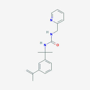 molecular formula C19H23N3O B5841866 N-[1-(3-isopropenylphenyl)-1-methylethyl]-N'-(2-pyridinylmethyl)urea 