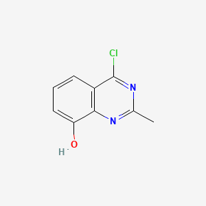 molecular formula C9H7ClN2O B584193 4-Chloro-2-methylquinazolin-8-ol CAS No. 154288-10-5
