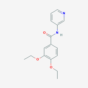 molecular formula C16H18N2O3 B5841937 3,4-diethoxy-N-3-pyridinylbenzamide 