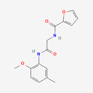 N-{2-[(2-methoxy-5-methylphenyl)amino]-2-oxoethyl}-2-furamide