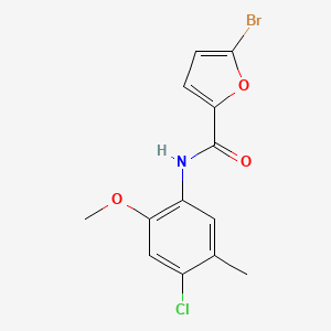 5-bromo-N-(4-chloro-2-methoxy-5-methylphenyl)-2-furamide