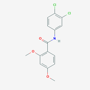 molecular formula C15H13Cl2NO3 B5841966 N-(3,4-dichlorophenyl)-2,4-dimethoxybenzamide 