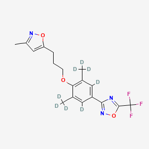 molecular formula C18H18F3N3O3 B584199 Pleconaril-d8 (Major) CAS No. 1346602-36-5