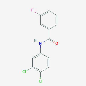 molecular formula C13H8Cl2FNO B5841998 N-(3,4-dichlorophenyl)-3-fluorobenzamide 