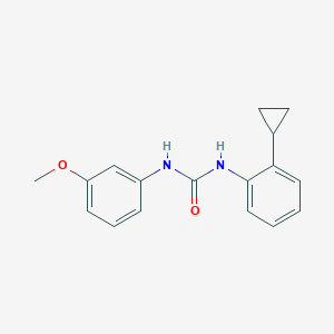 molecular formula C17H18N2O2 B5842042 N-(2-cyclopropylphenyl)-N'-(3-methoxyphenyl)urea 