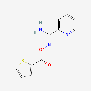 N'-[(2-thienylcarbonyl)oxy]-2-pyridinecarboximidamide