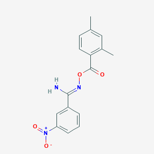 N'-[(2,4-dimethylbenzoyl)oxy]-3-nitrobenzenecarboximidamide