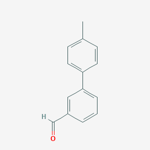 molecular formula C14H12O B058422 3-(4-Methylphenyl)benzaldehyde CAS No. 116470-54-3