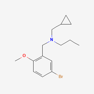 (5-bromo-2-methoxybenzyl)(cyclopropylmethyl)propylamine