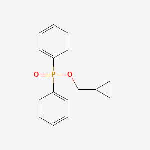 molecular formula C16H17O2P B5842274 环丙基甲基二苯基膦酸酯 