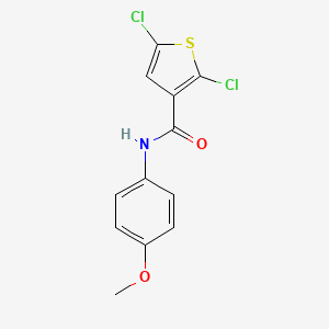 molecular formula C12H9Cl2NO2S B5842283 2,5-dichloro-N-(4-methoxyphenyl)-3-thiophenecarboxamide 