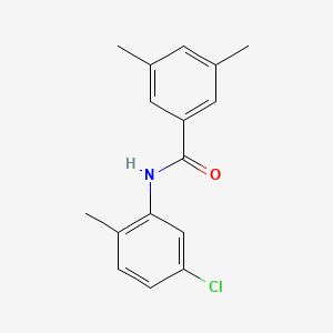 molecular formula C16H16ClNO B5842399 N-(5-chloro-2-methylphenyl)-3,5-dimethylbenzamide 
