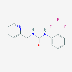 N-(2-pyridinylmethyl)-N'-[2-(trifluoromethyl)phenyl]urea