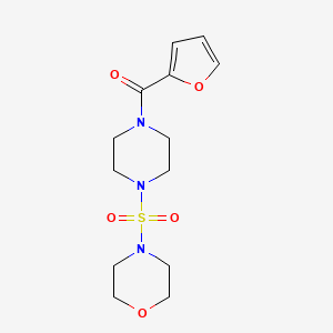 4-{[4-(2-furoyl)-1-piperazinyl]sulfonyl}morpholine