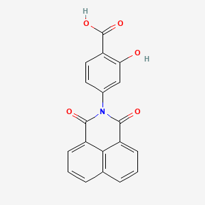 molecular formula C19H11NO5 B5842508 4-(1,3-dioxo-1H-benzo[de]isoquinolin-2(3H)-yl)-2-hydroxybenzoic acid 